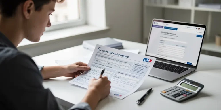 declaration salaire apprenti